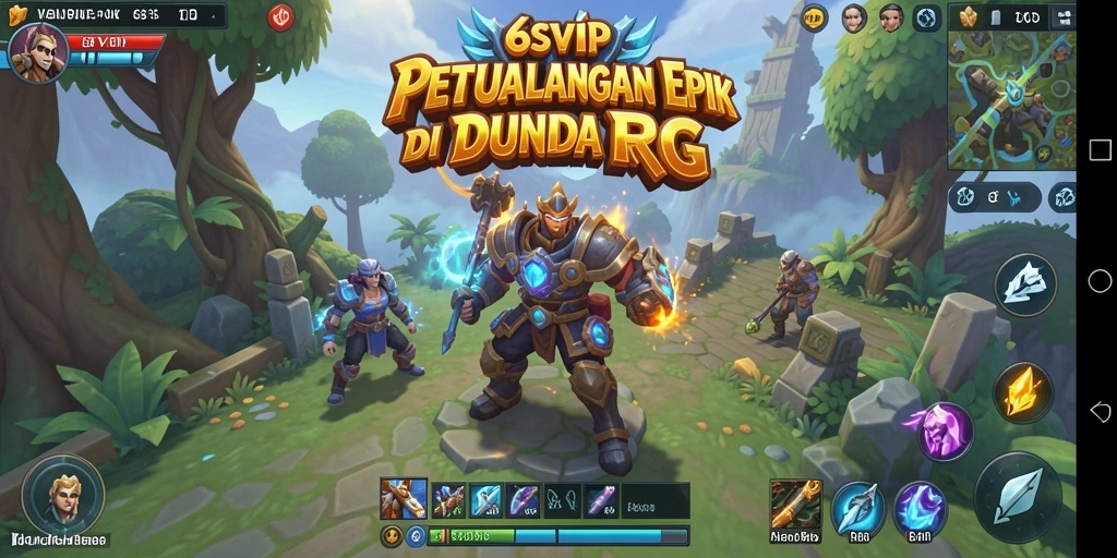 Tangkapan layar memperlihatkan aksi RPG yang intens dan karakter yang menawan.