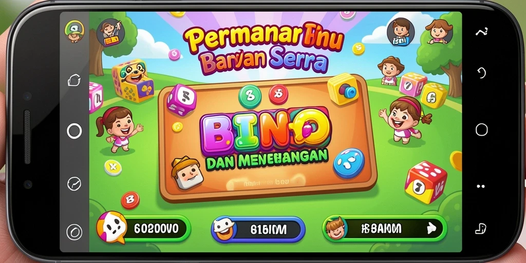Tampilan menarik dari gameplay Bingo di CERI123.
