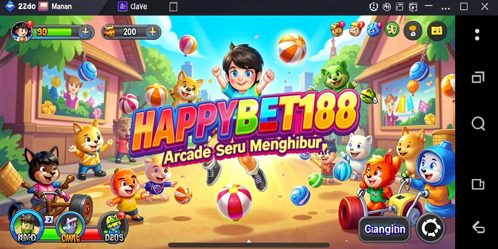 Tampilan gameplay menarik dari <strong>HAPPYBET188</strong> yang menampilkan tantangan Arcade.
