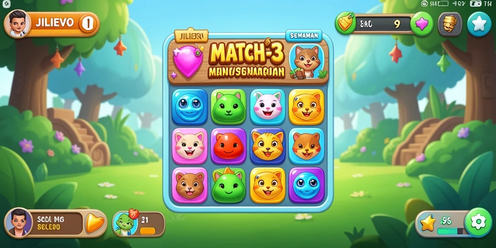 Tampilan gameplay JILIEVO yang seru dan penuh warna.