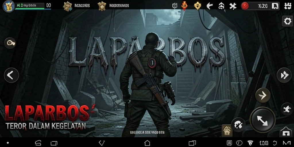 LAPARBOS menampilkan gameplay menyeramkan dengan dunia gelap yang penuh misteri.