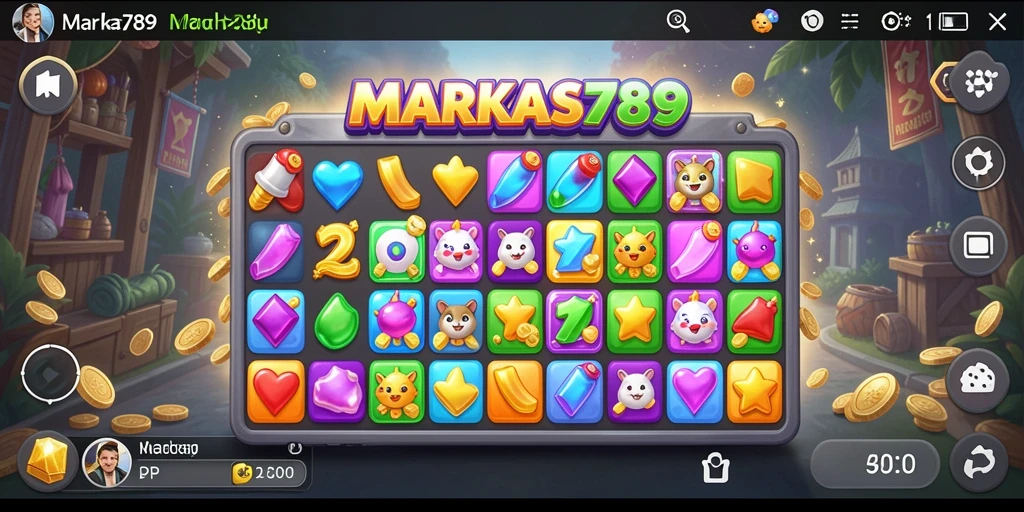 Tampilan gameplay menarik dengan banyak warna dan tantangan.