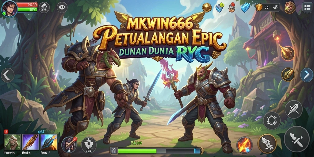 Gameplay menarik dari MKWIN666 dengan pertarungan RPG yang seru.