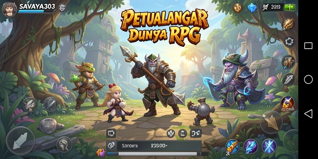 Tampilan gameplay menarik dari SAVAYA303 dengan karakter dan lingkungan yang kaya.